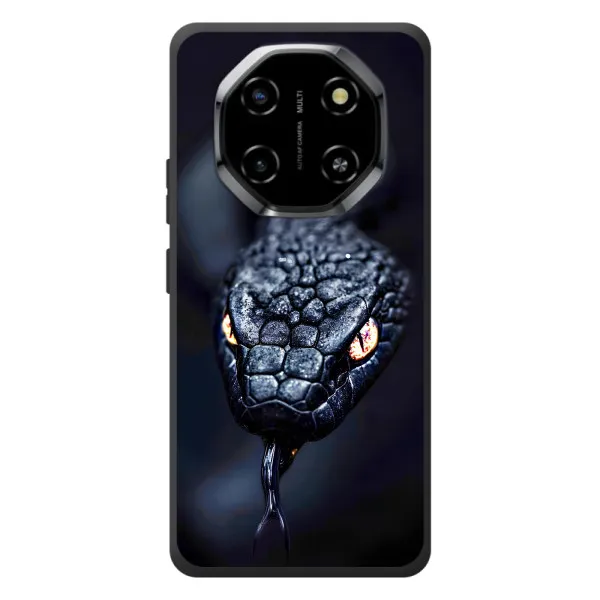 Чехол с принтом «Черная змея» для Blackview Shark 6