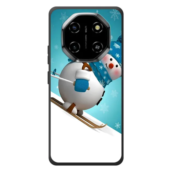 Чохол з принтом «Сніговик на лижах» для Blackview Shark 6