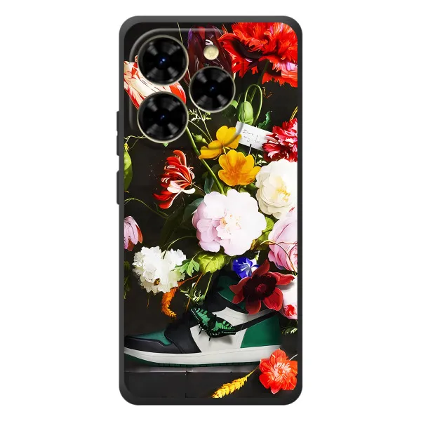 Чехол с принтом «Nike цветы» для Blackview Shark 9