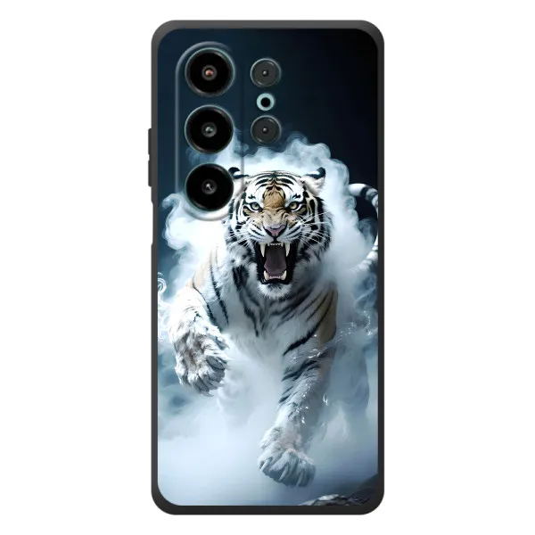 Чехол с принтом «Белый тигр в дыму» для Blackview Wave 10 Чехол с принтом «Белый тигр в дыму» для Blackview Wave 10