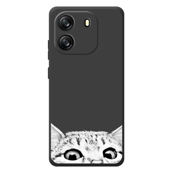 Чехол с принтом «Выглядывает кот» для Blackview Wave 6C Чехол с принтом «Выглядывает кот» для Blackview Wave 6C