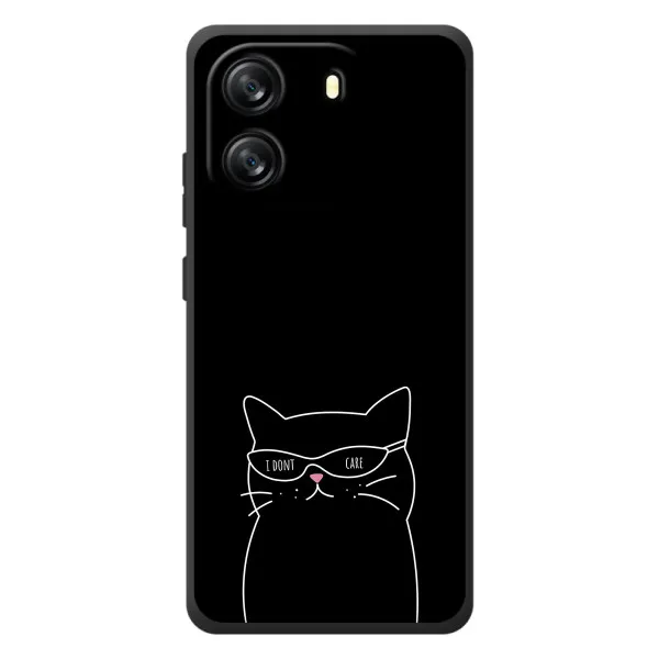 Чехол с принтом «Равнодушный кот» для Blackview Wave 6C Чехол с принтом «Равнодушный кот» для Blackview Wave 6C