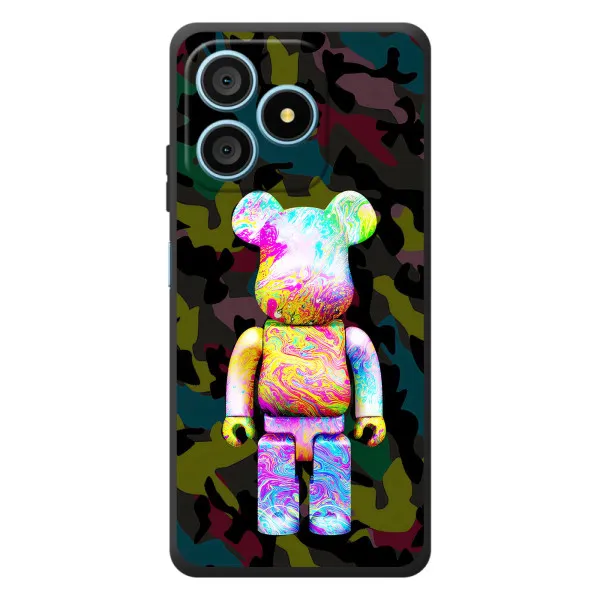 Чехол с принтом «Яркий Bearbrick» для Blackview Wave 9C