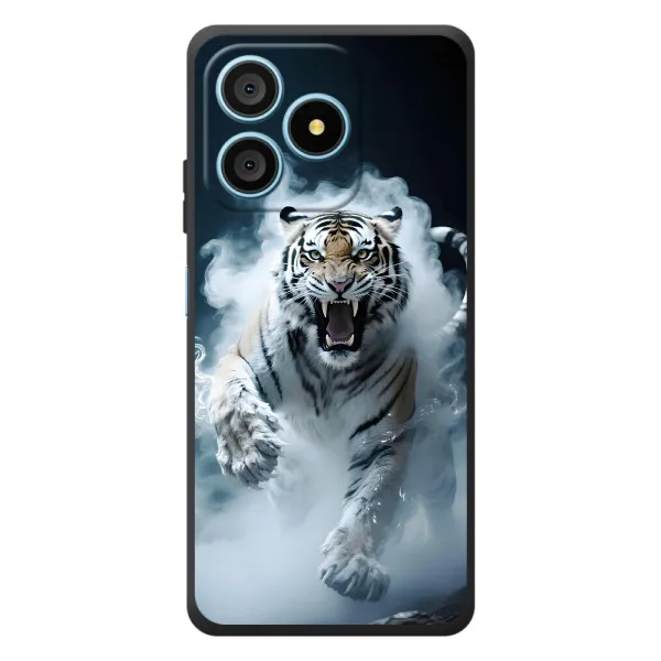 Чехол с принтом «Белый тигр в дыму» для Blackview Wave 9C