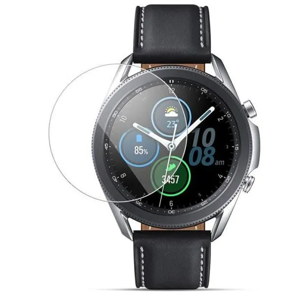 Полімерна плівка 3D (full glue) (тех.пак) для Samsung Galaxy Watch 3 41mm — Прозорий — фото 1