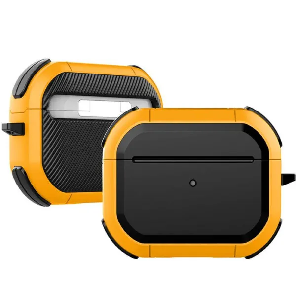 Футляр противоударный Black ed. для наушников Airpods Pro — Желтый — фото 1
