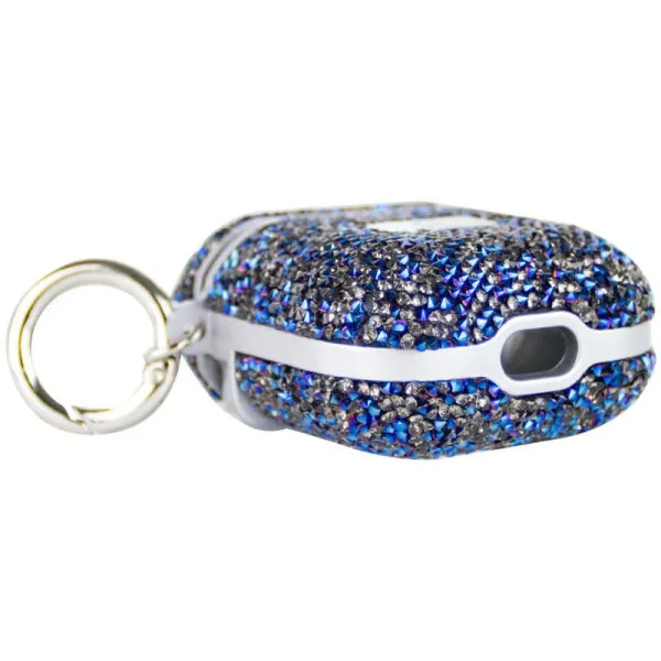 TPU чехол Bling World Rock Diamond для наушников AirPods 1/2 — Синий — фото 5