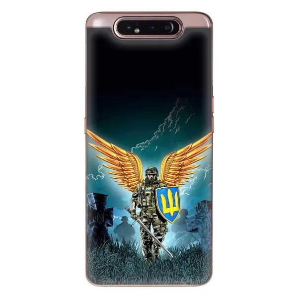Чехол с принтом «Солдат ЗСУ» для Samsung Galaxy a80 2019 ( A805F ) Чехол с принтом «Солдат ЗСУ» для Samsung Galaxy a80 2019 ( A805F )