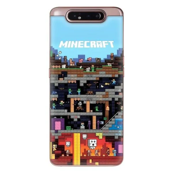Чехол с принтом «фон Minecraft» для Samsung Galaxy a80 2019 ( A805F )