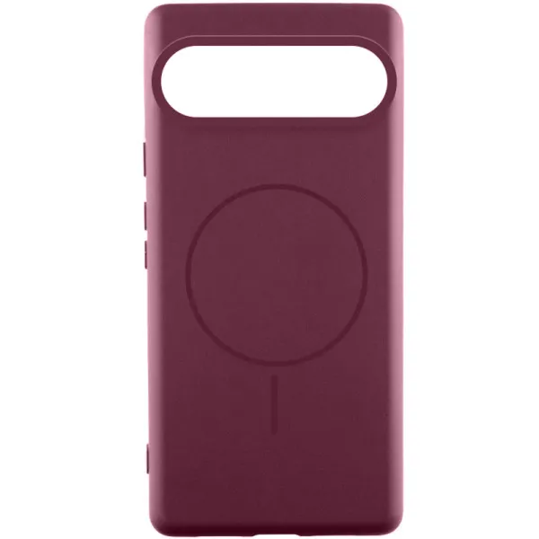 Чехол Silicone Cover Lakshmi (AA) with Magnetic Fit для Google Pixel 10 Pro XL / 11 Pro XL — Бордовый Чехол Silicone Cover Lakshmi (AA) with Magnetic Fit для Google Pixel 10 Pro XL / 11 Pro XL — Бордовый