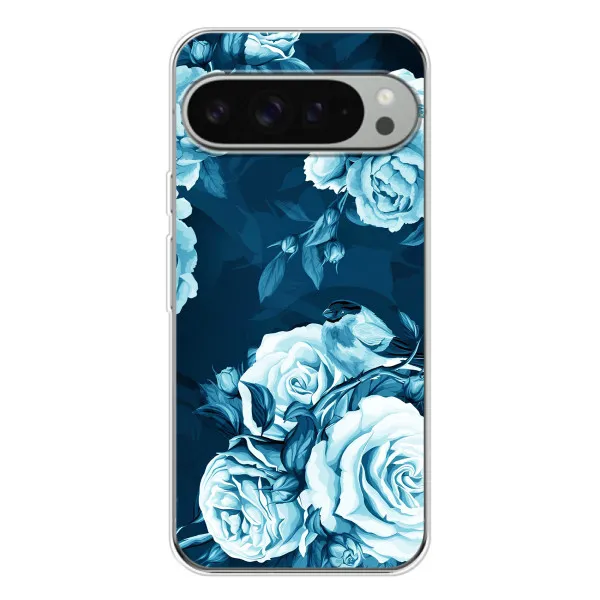 Чехол с принтом «Голубые Бутоны» для Google Pixel 10 Pro XL Чехол с принтом «Голубые Бутоны» для Google Pixel 10 Pro XL