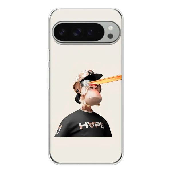 Чохол з принтом «мавпа NFT в окулярах» для Google Pixel 10 Pro XL