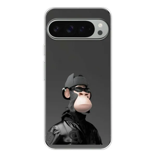 Чохол з принтом «стильна мавпа NFT» для Google Pixel 10 Pro XL