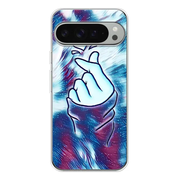 Чехол с принтом «Радужное сердце» для Google Pixel 10 Pro XL