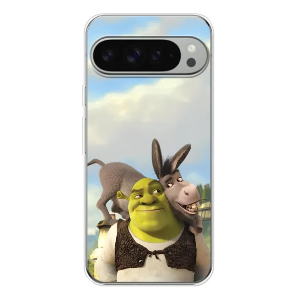 Чехол с принтом «Шрек и Осел» для Google Pixel 10 Pro XL Чехол с принтом «Шрек и Осел» для Google Pixel 10 Pro XL