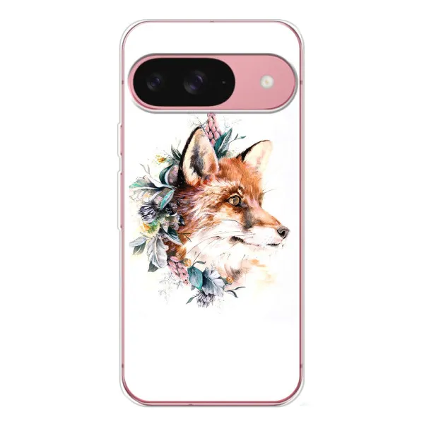 Чехол с принтом «Лисичка в цветочках» для Google Pixel 10 Pro Чехол с принтом «Лисичка в цветочках» для Google Pixel 10 Pro
