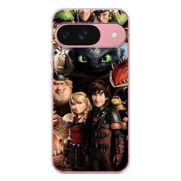 Чехол с принтом «Персонажи дракона» для Google Pixel 10 Pro