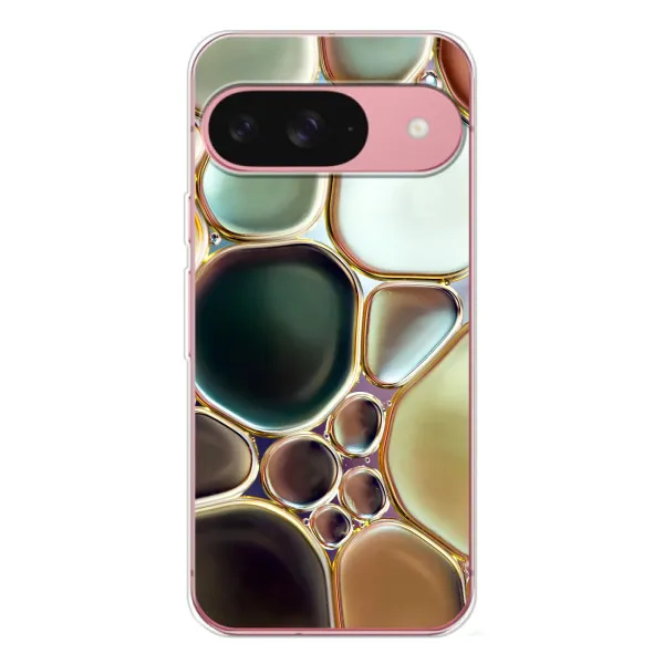 Чехол с принтом «Радужный Мрамор» для Google Pixel 10 Pro