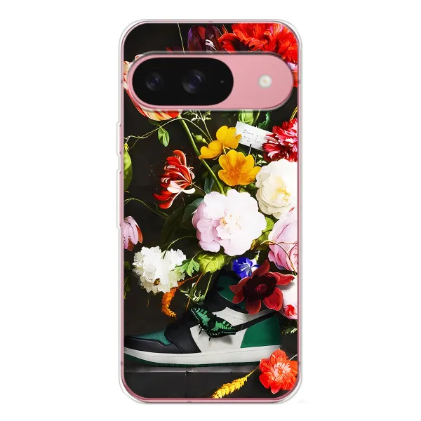 Чехол с принтом «Nike цветы» для Google Pixel 10