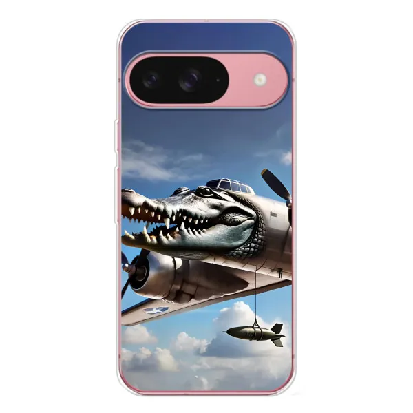 Чехол с принтом «Бомбардиро крокодило» для Google Pixel 10 Чехол с принтом «Бомбардиро крокодило» для Google Pixel 10