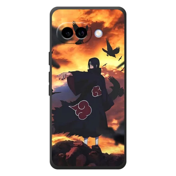 Чехол с принтом «Итачи с воронами» для Google Pixel 10a Чехол с принтом «Итачи с воронами» для Google Pixel 10a