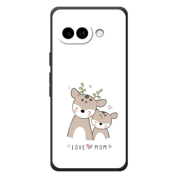 Чехол с принтом «Оленята мама и малыш» для Google Pixel 10a