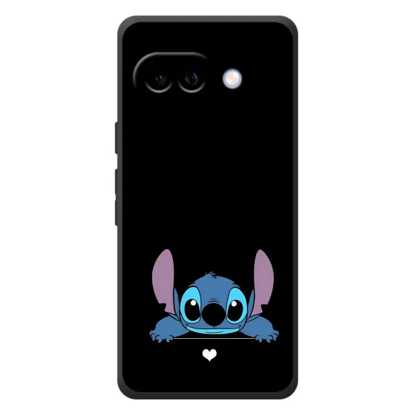 Чехол с принтом «Стич на черном» для Google Pixel 10a Чехол с принтом «Стич на черном» для Google Pixel 10a