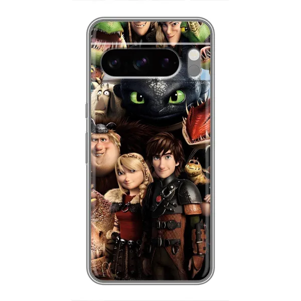 Чохол з принтом «Персонажі дракона» для Google Pixel 11 Pro
