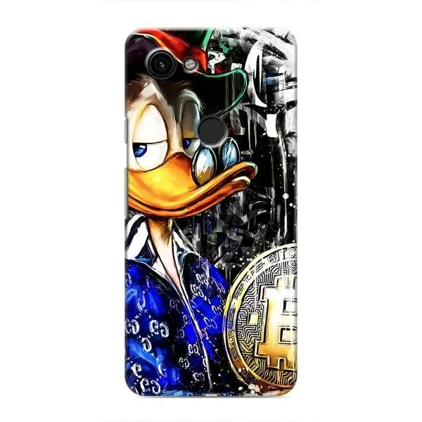 Чехол с принтом «Биткойн Скрудж» для Google Pixel 3 XL