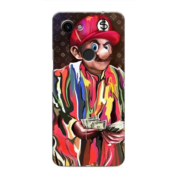 Чехол с принтом «Mario LV» для Google Pixel 3a XL