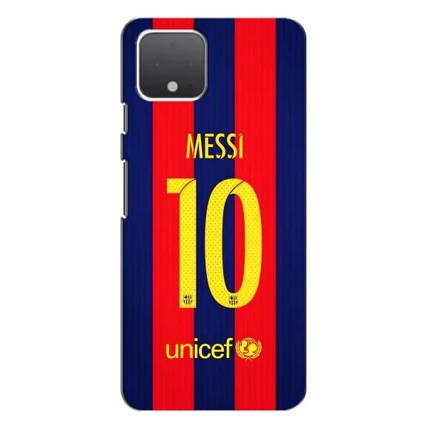 Чехол с принтом «Messi Barca 10» для Google Pixel 4