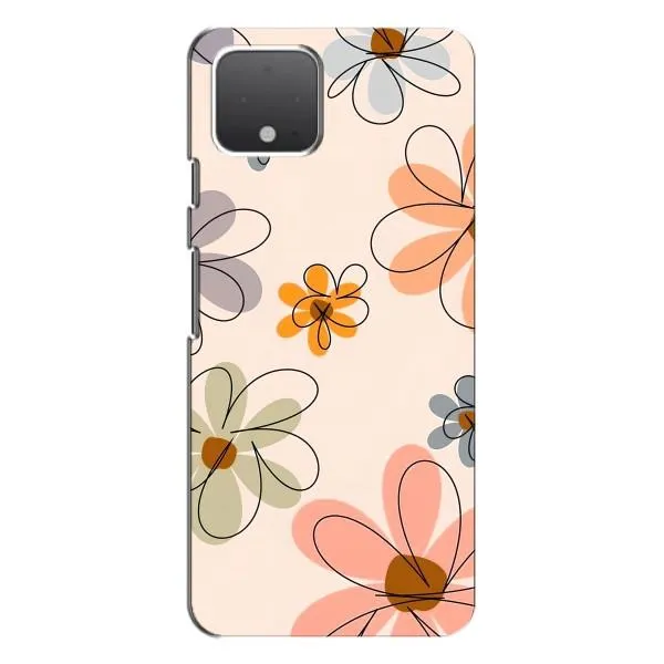 Чехол с принтом «Разноцветные цветы» для Google Pixel 4 Чехол с принтом «Разноцветные цветы» для Google Pixel 4