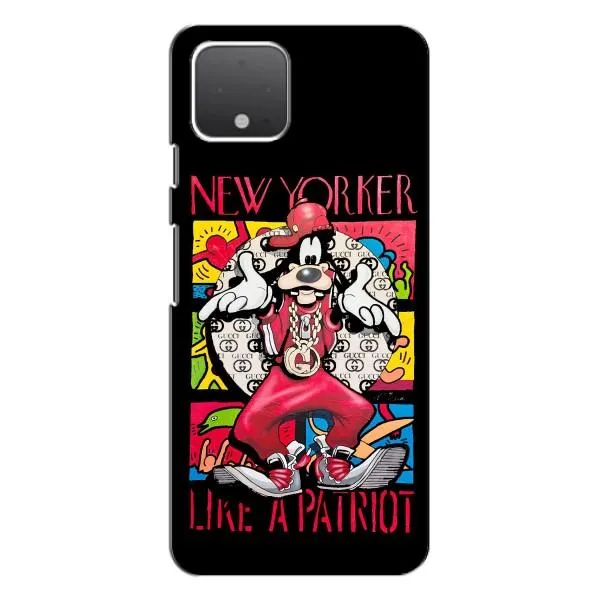 Чехол с принтом «Мультяшный Волк» для Google Pixel 4