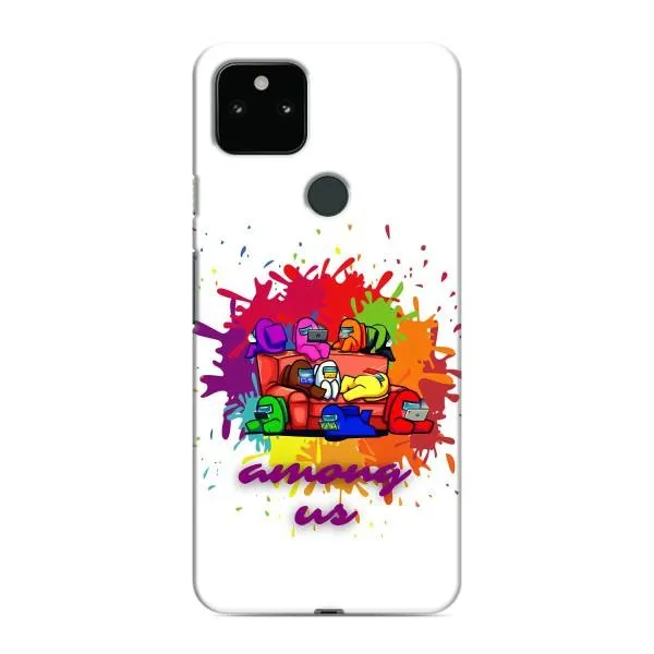 Чехол с принтом «Яркий АмонгАс» для Google Pixel 4a 5G