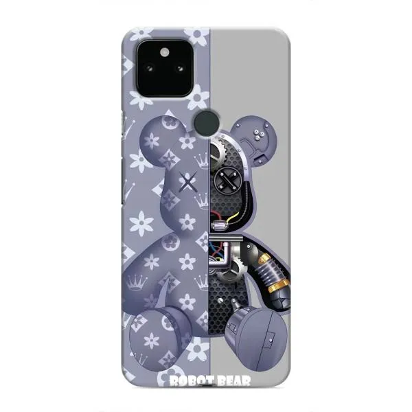 Чехол с принтом «Робот Мишка» для Google Pixel 4a 5G Чехол с принтом «Робот Мишка» для Google Pixel 4a 5G