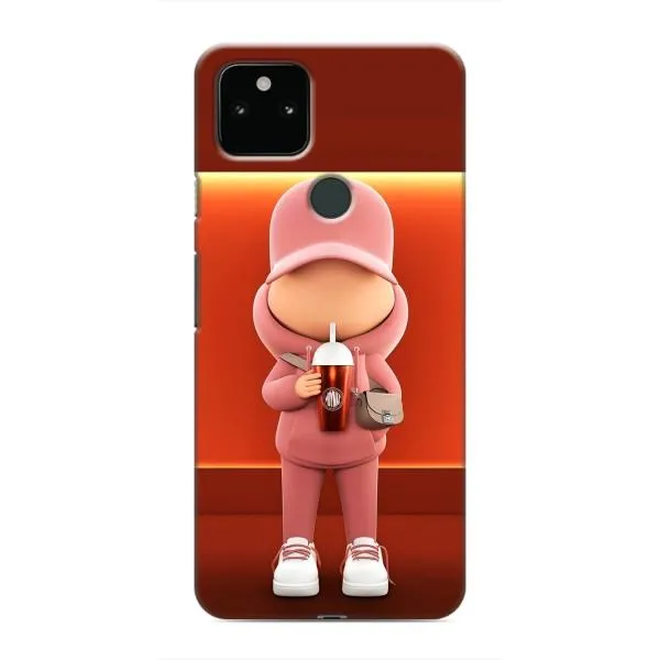 Чехол с принтом «С Кофе» для Google Pixel 4a 5G Чехол с принтом «С Кофе» для Google Pixel 4a 5G