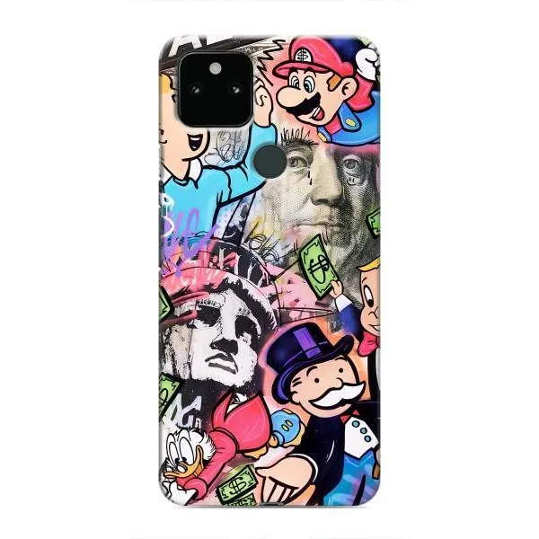 Чехол с принтом «Monopoly man» для Google Pixel 5 Чехол с принтом «Monopoly man» для Google Pixel 5