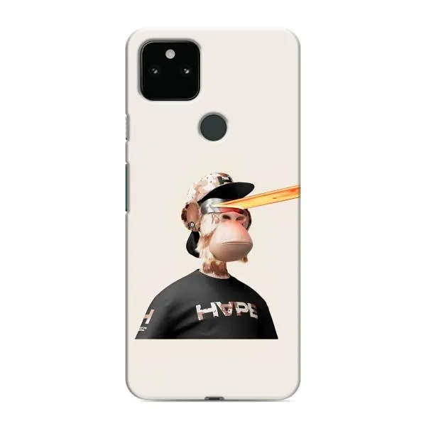 Чехол с принтом «обезьяна NFT в очках» для Google Pixel 5