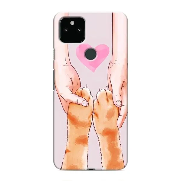 Чехол с принтом «Любовь к котикам» для Google Pixel 5
