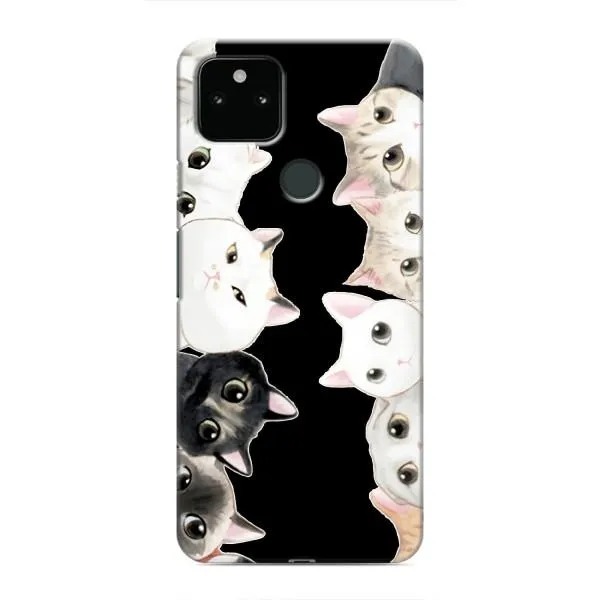 Чехол с принтом «Взгляд котов» для Google Pixel 5
