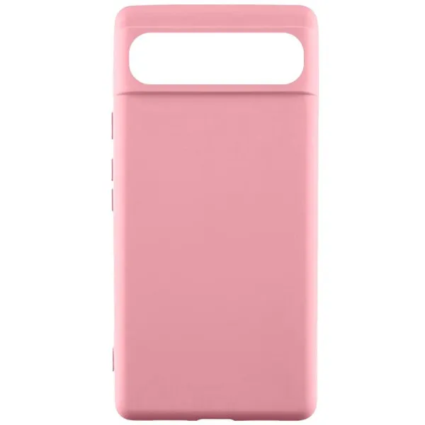 Чехол TPU GETMAN Liquid Silk для Google Pixel 6 Pro — Розовый — фото 1
