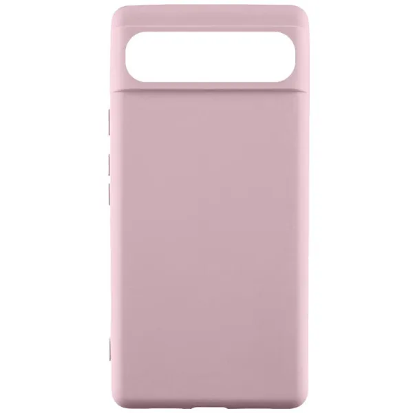 Чехол TPU GETMAN Liquid Silk для Google Pixel 6 Pro — Розовый — фото 2