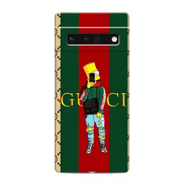 Чехол с принтом «Барт ГУЧЧИ» для Google Pixel 6 Pro Чехол с принтом «Барт ГУЧЧИ» для Google Pixel 6 Pro
