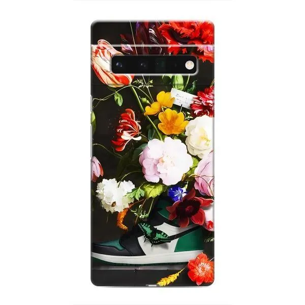 Чехол с принтом «Nike цветы» для Google Pixel 6 Pro Чехол с принтом «Nike цветы» для Google Pixel 6 Pro
