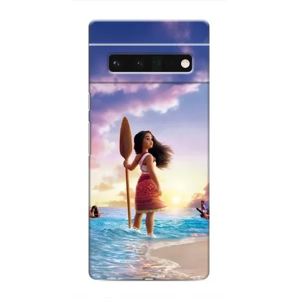 Чехол с принтом «Моана с веслом» для Google Pixel 6 Pro