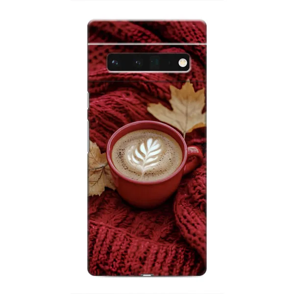 Чехол с принтом «Кофе на пледе» для Google Pixel 6 Pro
