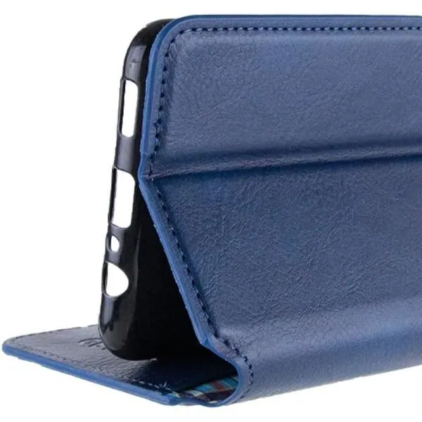 Кожаный чехол-книжка GETMAN Cubic (PU) для Google Pixel 6 — Синий — фото 4