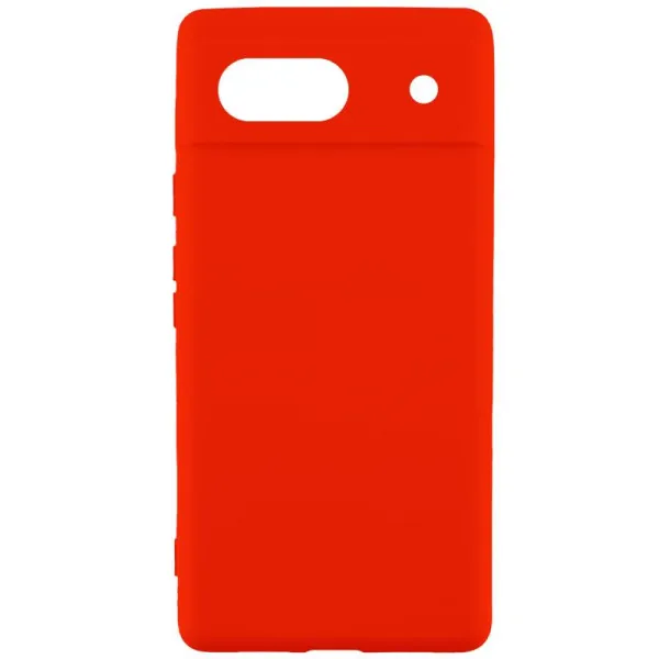 Чехол TPU GETMAN Liquid Silk Full Camera для Google Pixel 6 — Красный Чехол TPU GETMAN Liquid Silk Full Camera для Google Pixel 6 — Красный