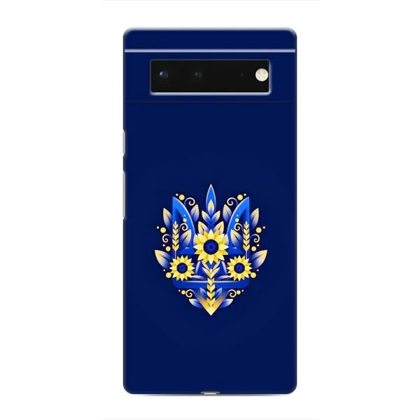 Чехол с принтом «Цветочный Герб» для Google Pixel 6