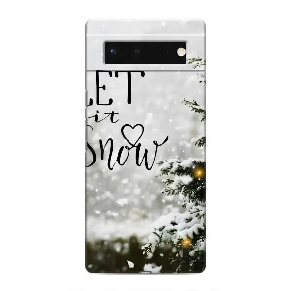 Чехол с принтом «Let it snow» для Google Pixel 6